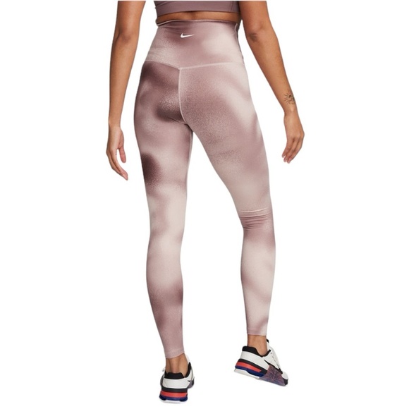Nike Women's One High-Waist Full-Length Leggings | Smokey Mauve | NEW/NWT!!🩶👟 - Picture 2 of 12
